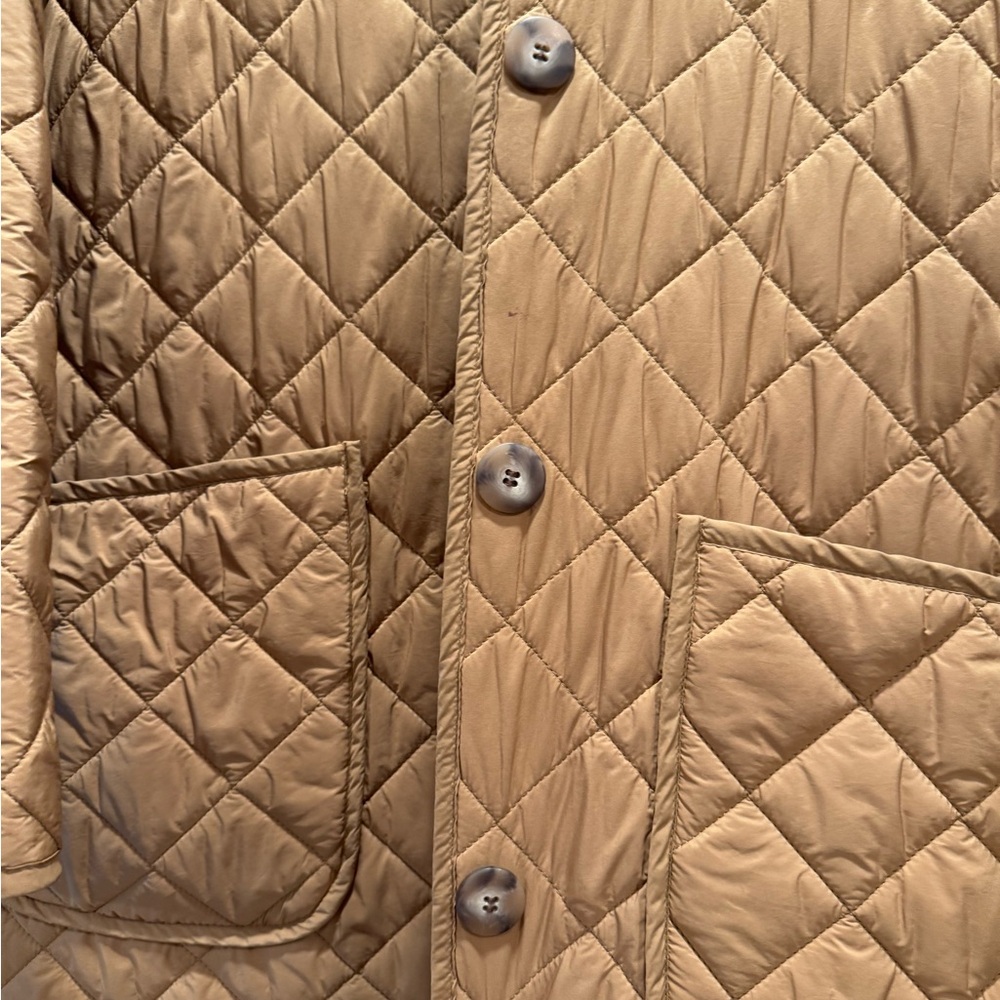 OLD NAVY Quilted Beige neutral  Jacket - Picture 2 of 5